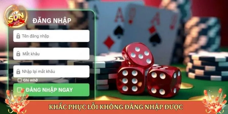 Khắc Phục Lỗi Không Đăng Nhập Được